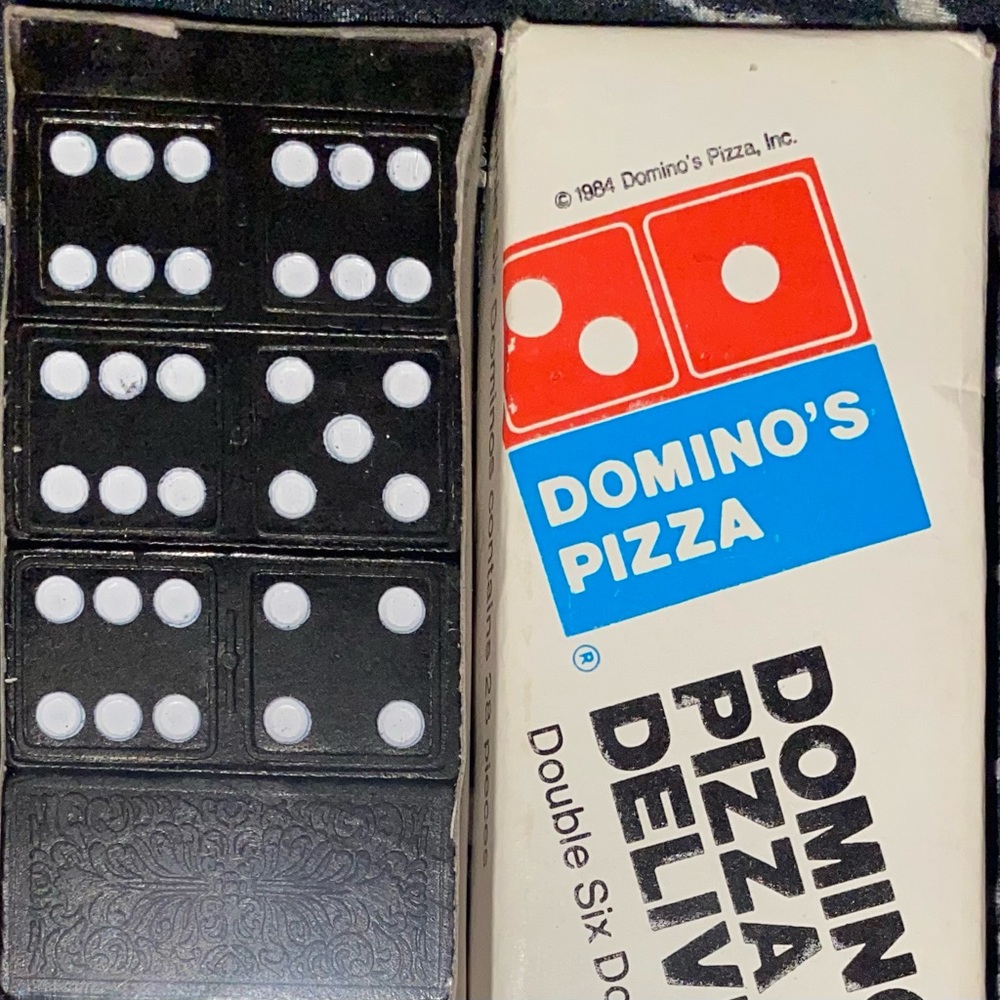 Vintage 1984 Dominos Pizza Dominos